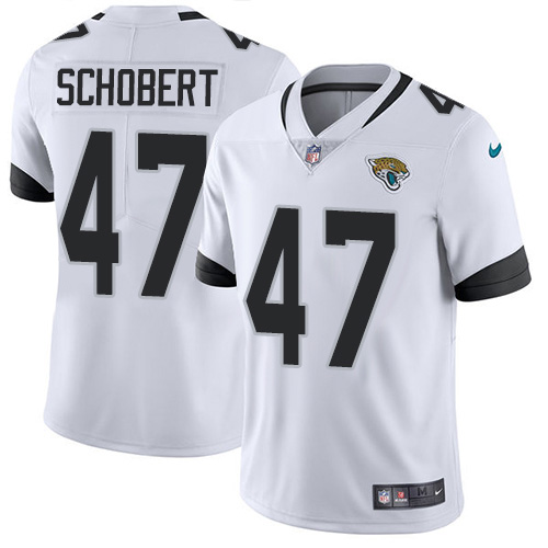 Jacksonville Jaguars #47 Joe Schobert White Youth Stitched NFL Vapor Untouchable Limited Jersey->youth nfl jersey->Youth Jersey